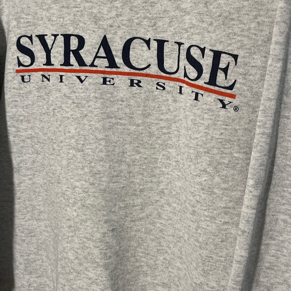 Vintage Syracuse University Sweatshirt Fruit Of The Loom USA Made Mens Large (G) - Picture 4 of 10